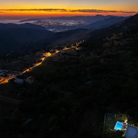 Up With Panoramic Views Of Picturesque Landscape And Sea Villa Gornje Sitno